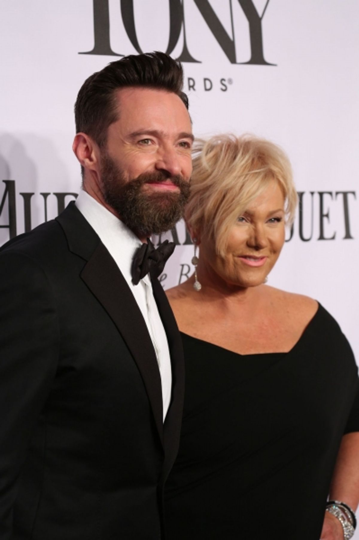 Hugh Jackman and wife Deborra Lee Furness at 