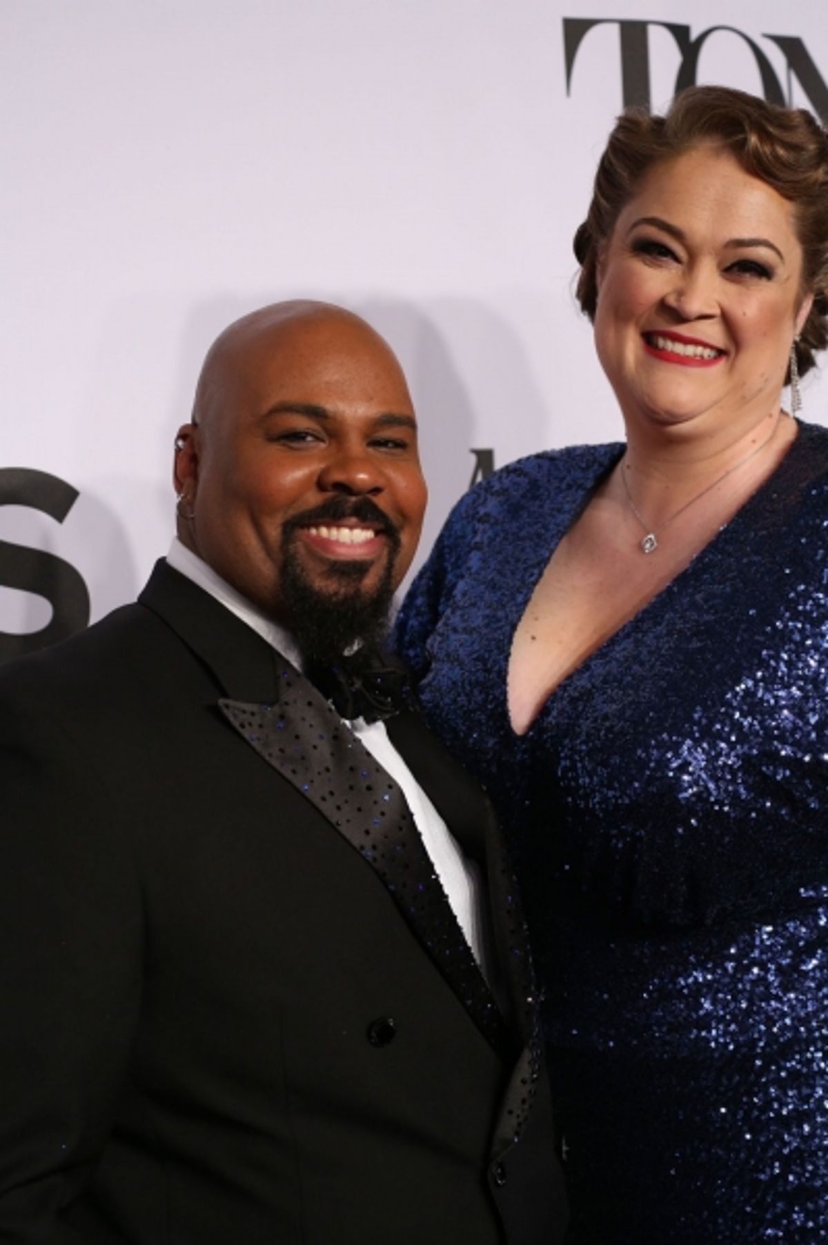 James Monroe Iglehart and guest at 