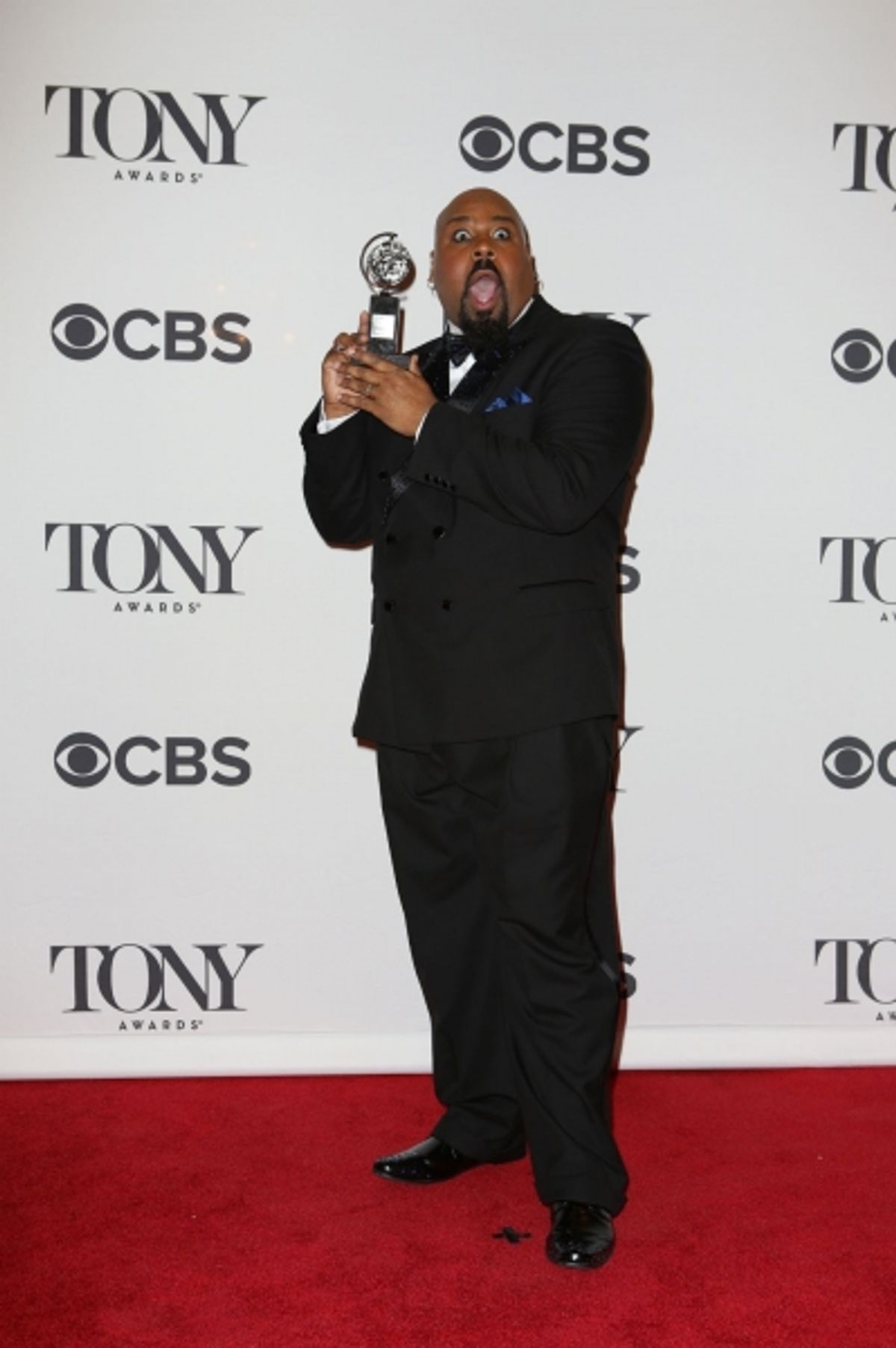 James Monroe Iglehart at 2014 Tony Award Winners