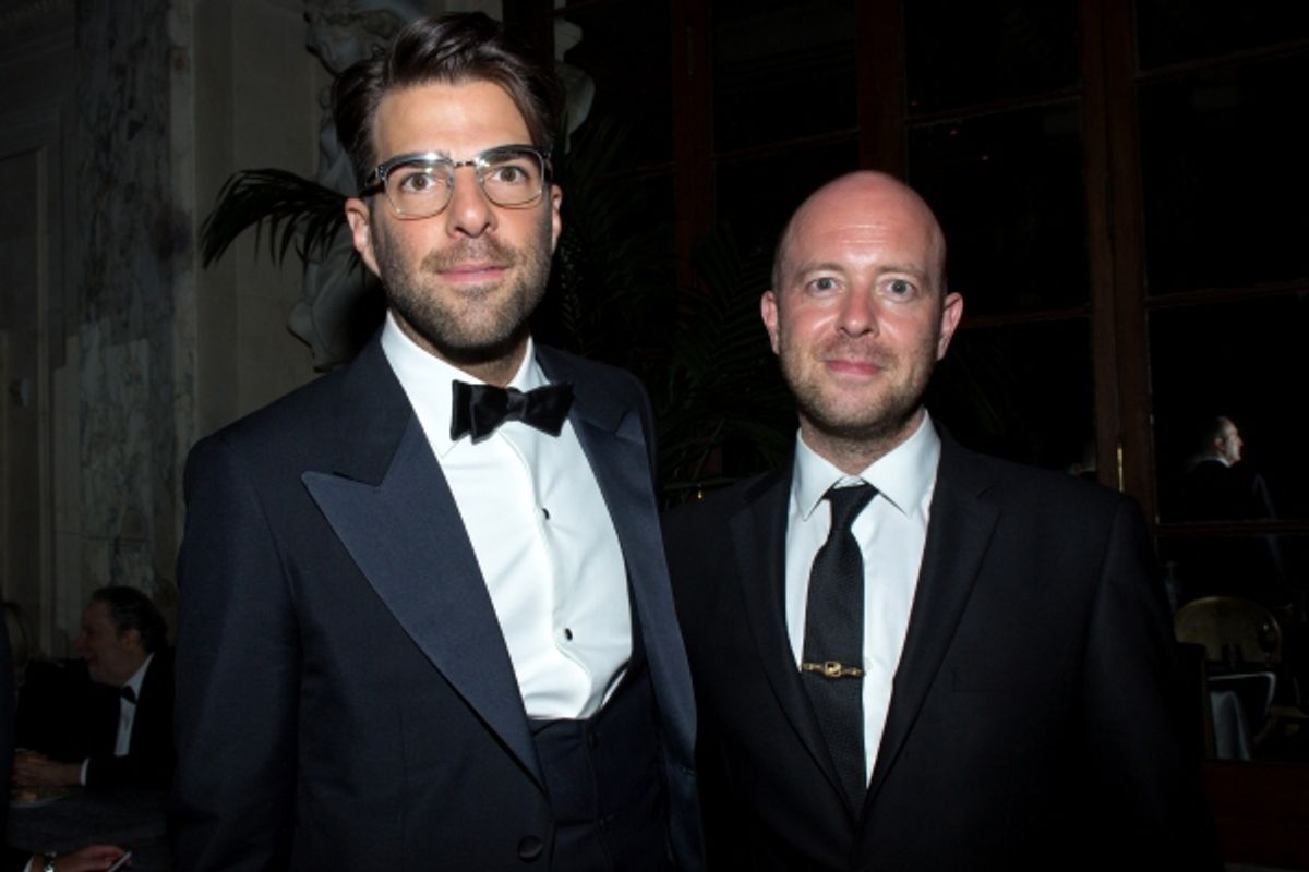 Zachary Quinto, John Tiffany at 
