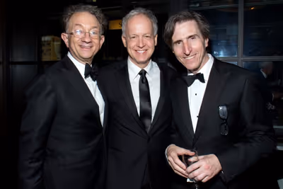 William Ivey Long, Reed Birney, Paul Rudnick Photo