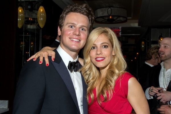Jonathan Groff, Leigh Ann Larkin Photo