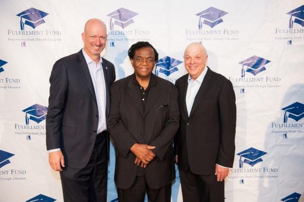 Kenny Rogers (Fulfillment Fund CEO), Lamont Dozier (Honoree) and Charles Fox (Produce Photo