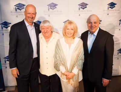 Kenny Rogers, Ben Lanzarone, Ilene Graff and Charles Fox Photo