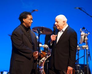 Lamont Dozier is presented award by Charles Fox @ BroadwayWorld Lamont Dozier is presented award by Charles Fox Photo
