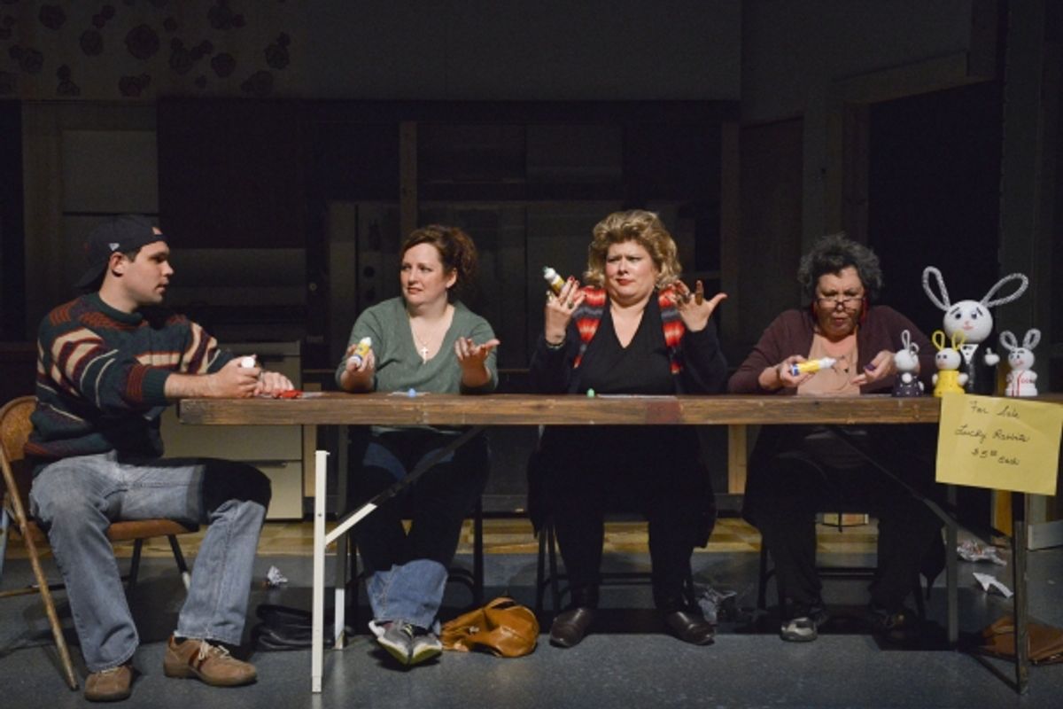 David Price, Jessica Cavanagh, Michelle Courtney Schwartz, Pam Dougherty at 