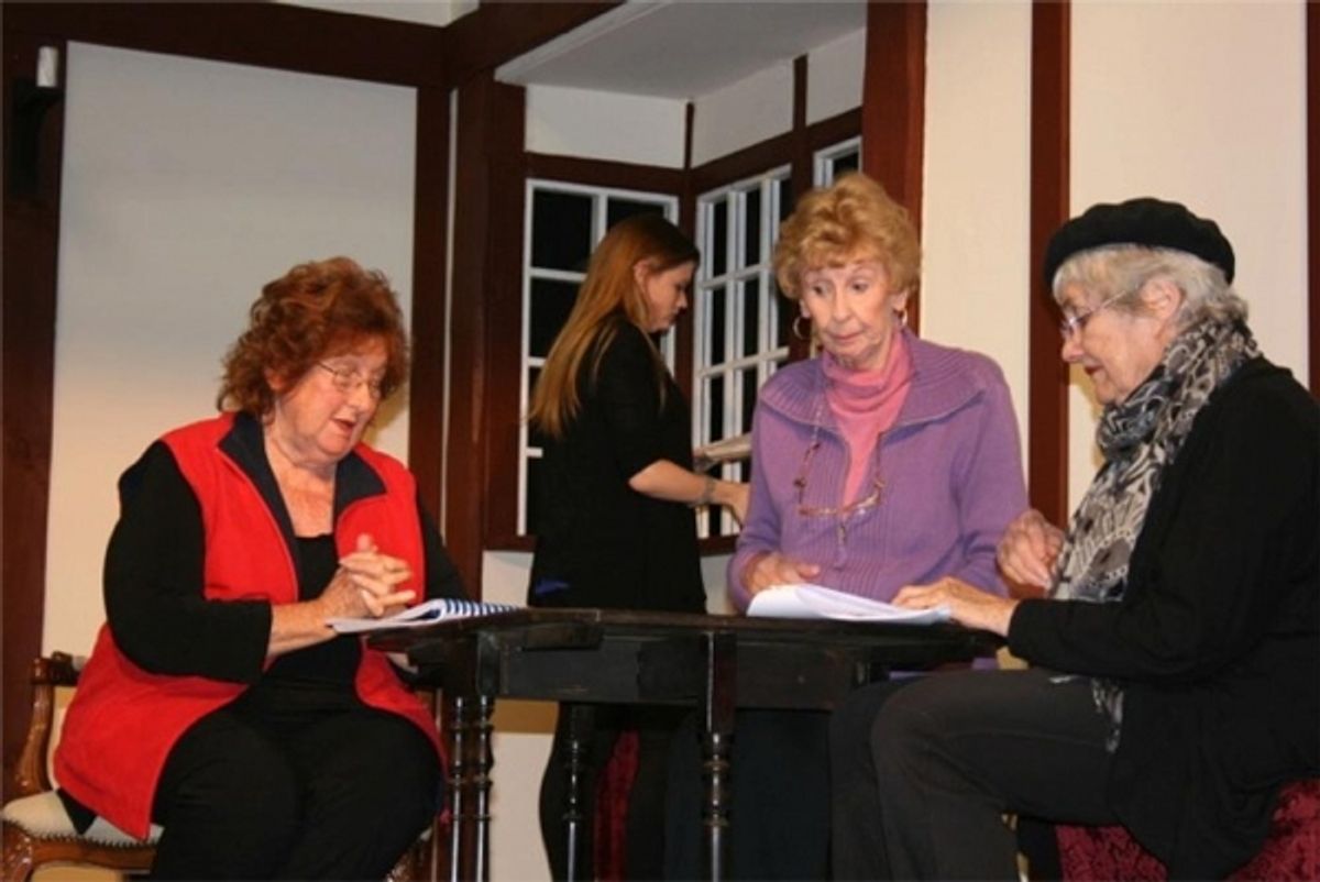 Kerry Goode, left, Ellie Bawden, Di Graham and Veronica Fourie at 