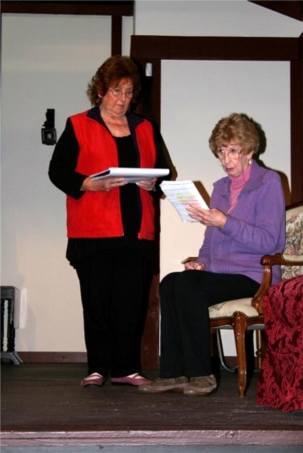 Kerry Goode, left and Di Graham journey back to the 1830s Photo