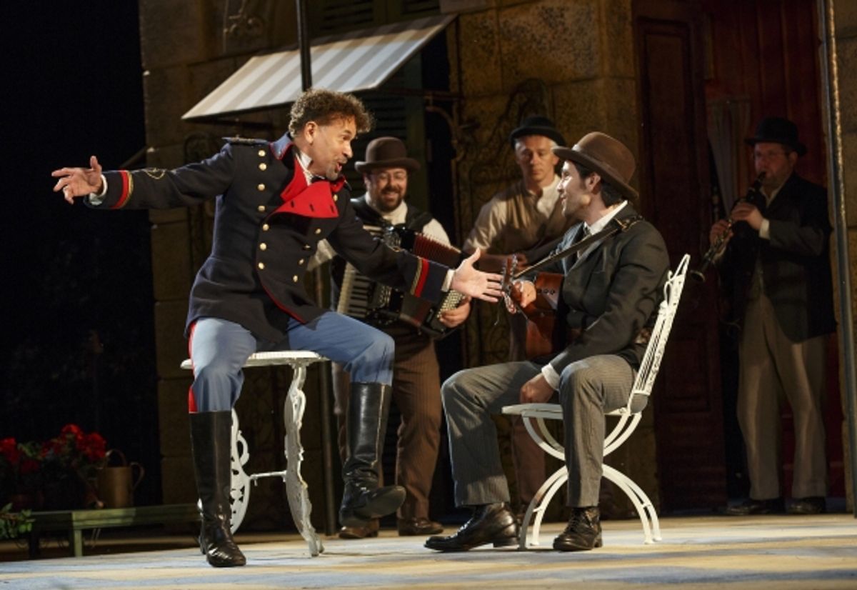 Brian Stokes Mitchell and Steel Burkhardt  at 