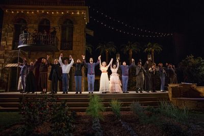 The cast of The Public TheaterÃ¢â‚¬â„¢s free Shakespeare in the Park produc Photo