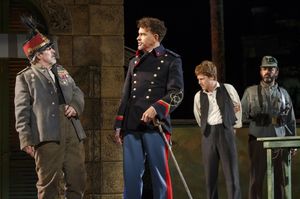 John Pankow, Brian Stokes Mitchell, Eric Sheffer Stevens, and Paco Lozano Photo