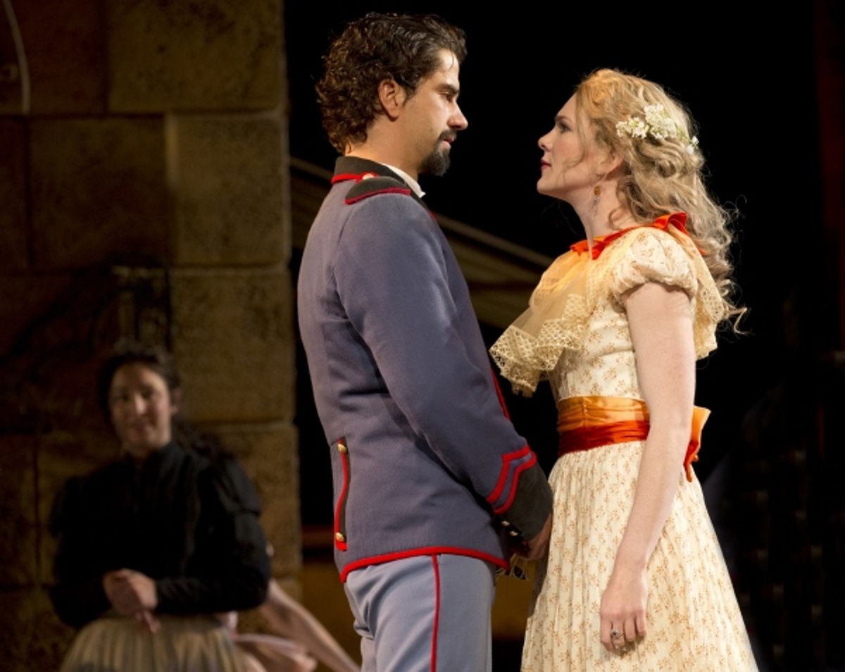 Lily Rabe and Hamish Linklater  at 