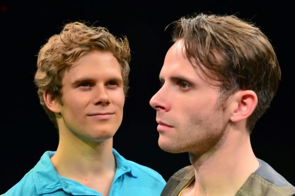 Brian Bohr as Jesus and Devin DeSantis as John Photo