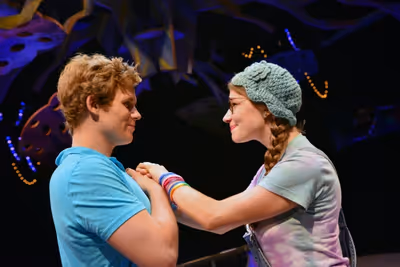 Brian Bohr as Jesus and Lillie Cummings Photo