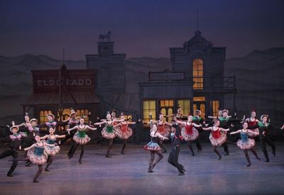 Clara Miller and Christopher Grant in Western Symphony Fourth Movement: Rondo Photo