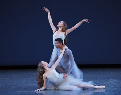 Addie Tapp, Dammiel Cruz and Mikayla Lambert in Serenade Photo