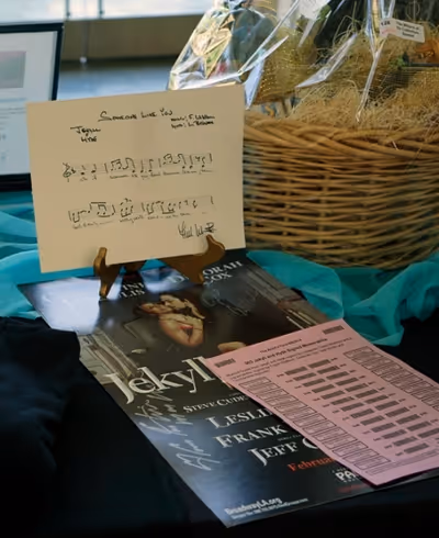 A signed cast poster and musical quote from  Frank Wildhorn''s Ã¢â‚¬Å“Jekyll Photo