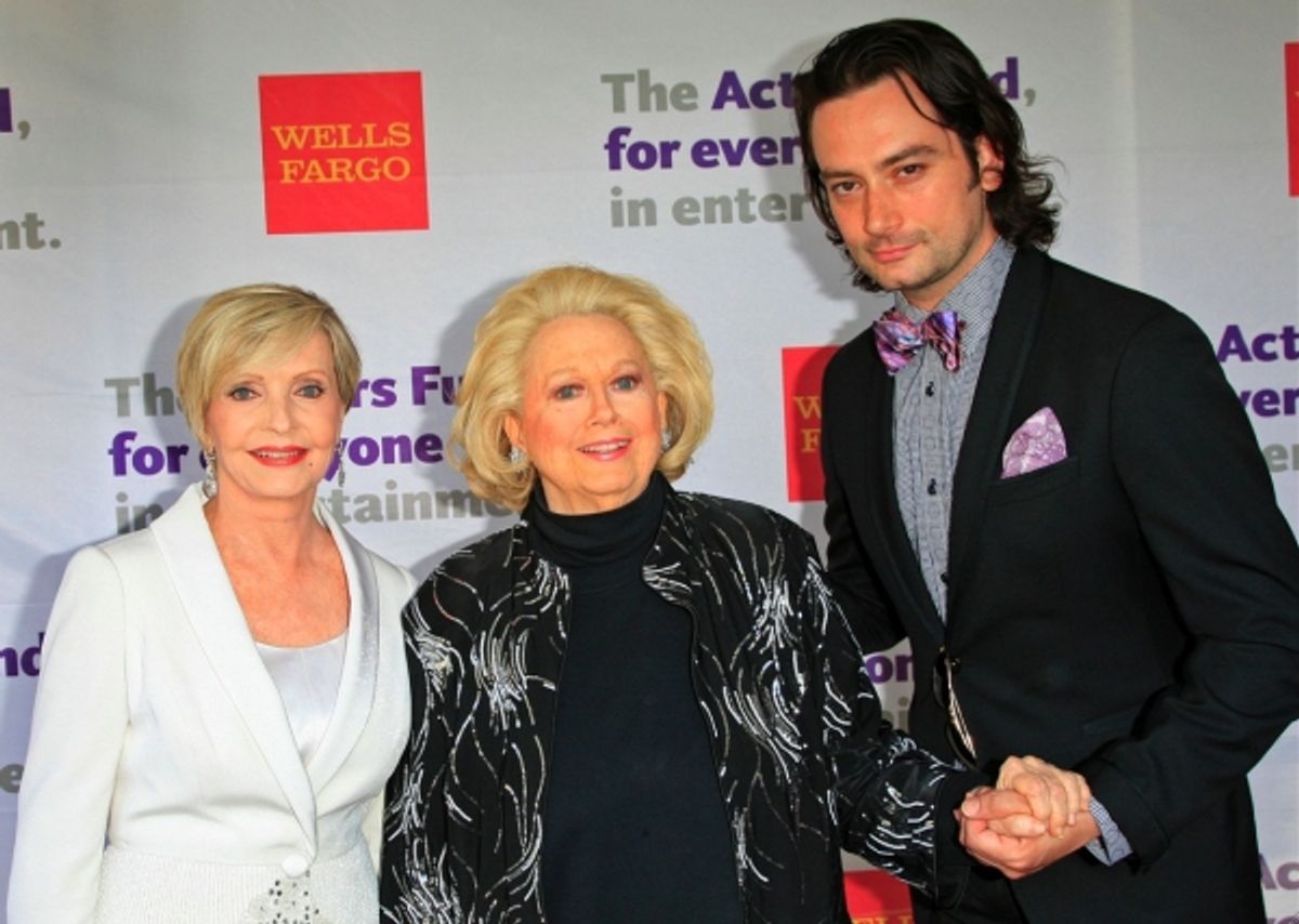 Florence Henderson, Barbara Cook and Constantine Maroulis at 