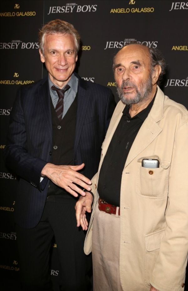 Rick Elice and Stanley Donen  Photo
