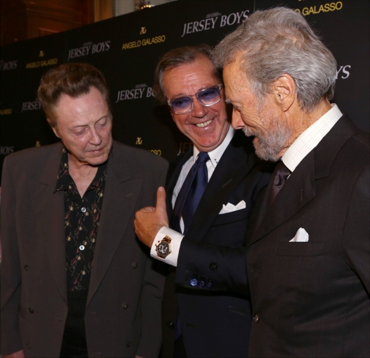 Christopher Walken, Angelo Galasso and Clint Eastwood  at 