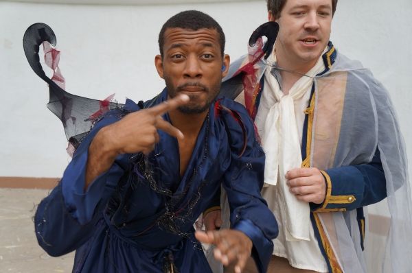 Jamal Jones (Oberon), Stephen Cena (Theseus) Photo
