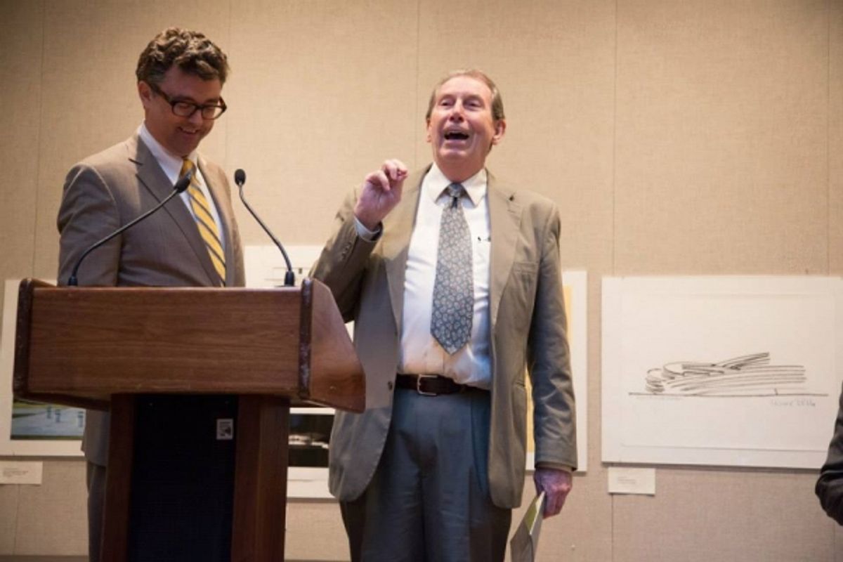 Michael Sexton and Richard Easton at 