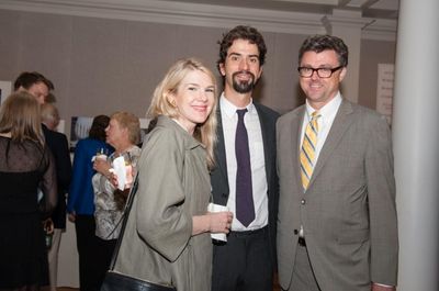 Lily Rabe, Hamish Linklater, and Michael Sexton Photo