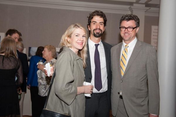 Lily Rabe, Hamish Linklater, and Michael Sexton Photo
