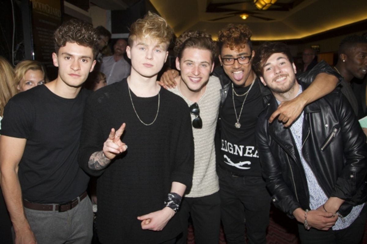 Kingsland Road band memebers Matt Cahil, Josh Ware, Joe Connor, JJ Thompson and Jay Scott  at 