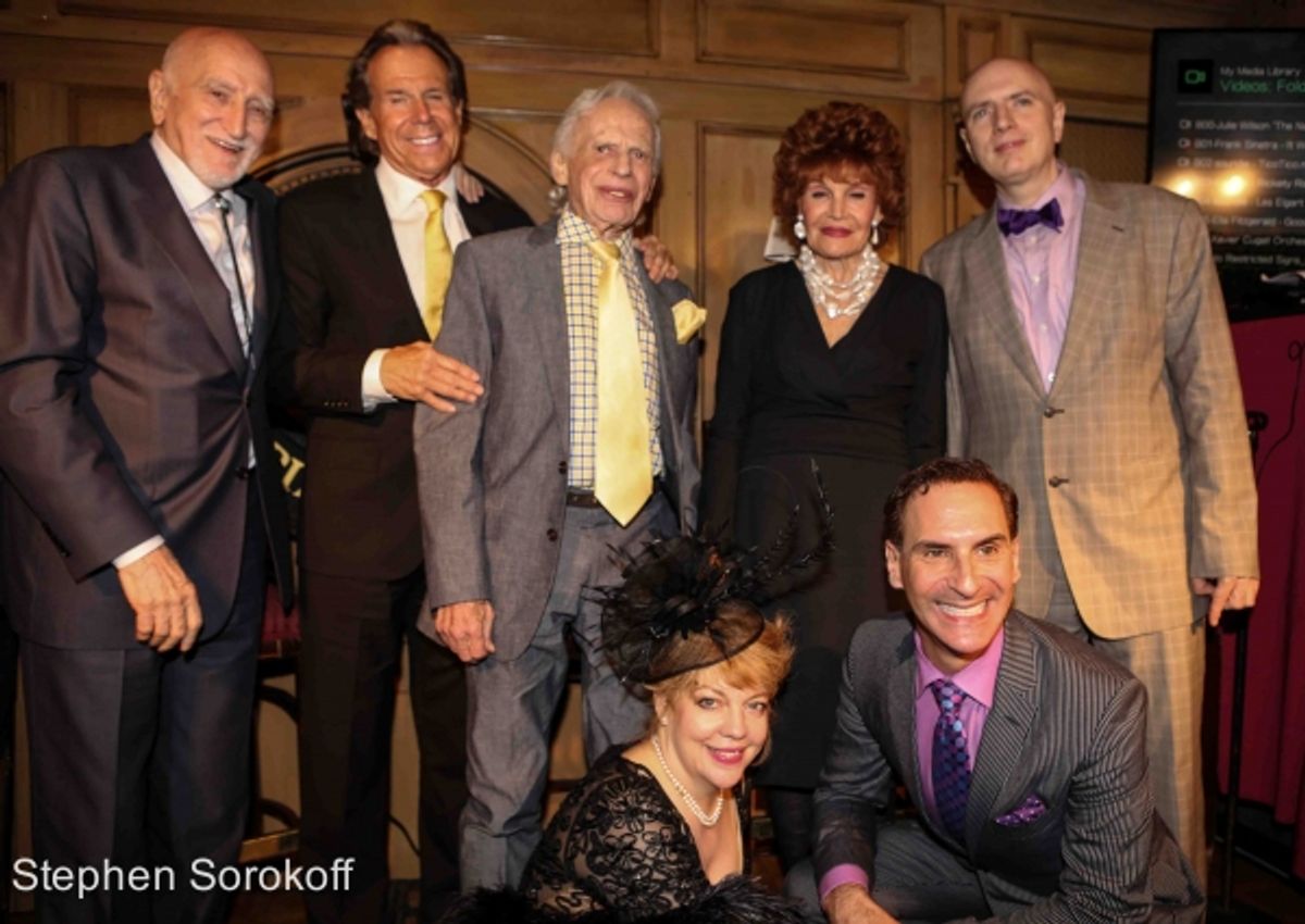 Dominic Chianese, Bill Boggs, Ervin Drake, Edith Drake, Will Friedwald, KT Sullivan, Mark Nadler at 