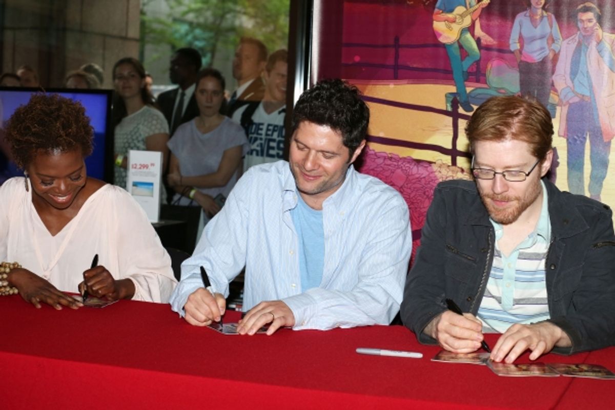 LaChanze, Tom Kitt and Anthony Rapp at 