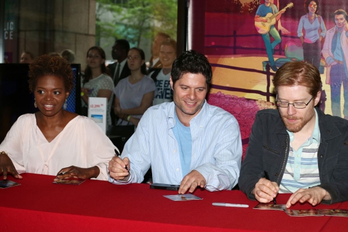 LaChanze, Tom Kitt and Anthony Rapp at 