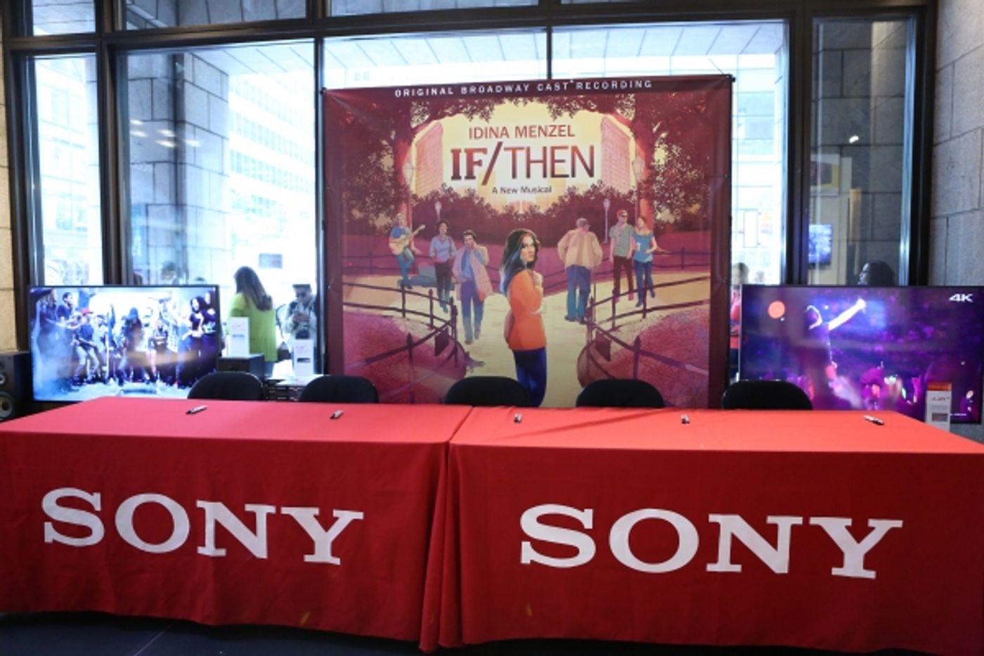 Photo Coverage: Idina Menzel, LaChanze, Anthony Rapp & More Celebrate IF/THEN Cast Album Release at Sony Store Photo Coverage: Idina Menzel, LaChanze, Anthony Rapp & More Celebrate IF/THEN Cast Album Release at Sony Store Image