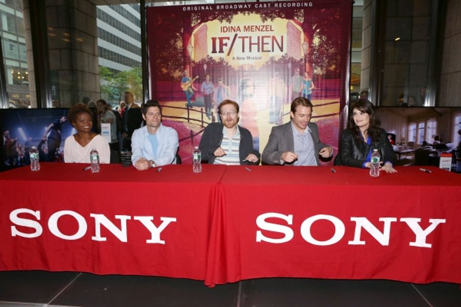 Photo Coverage: Idina Menzel, LaChanze, Anthony Rapp & More Celebrate IF/THEN Cast Album Release at Sony Store Image
