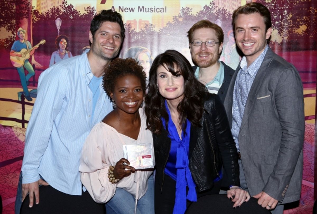 Tom Kitt, LaChanze, Idina Menzel, Anthony Rapp and James Snyder at 