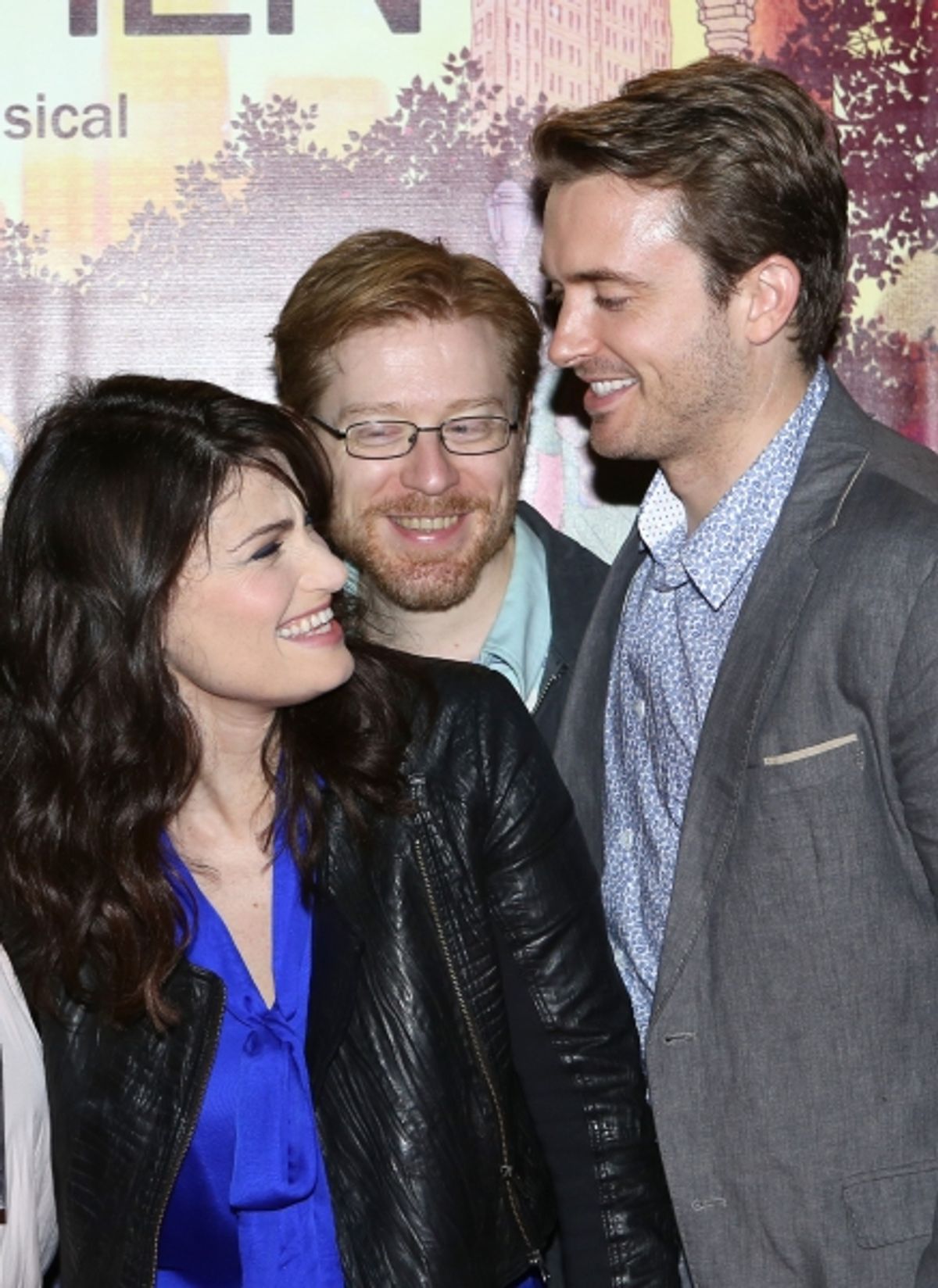 Idina Menzel, Anthony Rapp and James Snyder at 