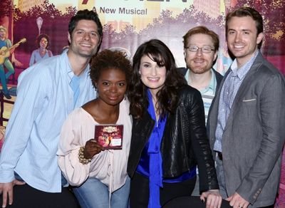 Tom Kitt, LaChanze, Idina Menzel, Anthony Rapp and James Snyder Photo