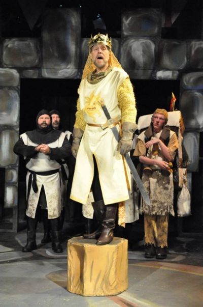 STEVE TARRY (Arthur), COLEMAN HAGERMAN (Patsy) and the Ensemble of Lakewood Playhouse Photo