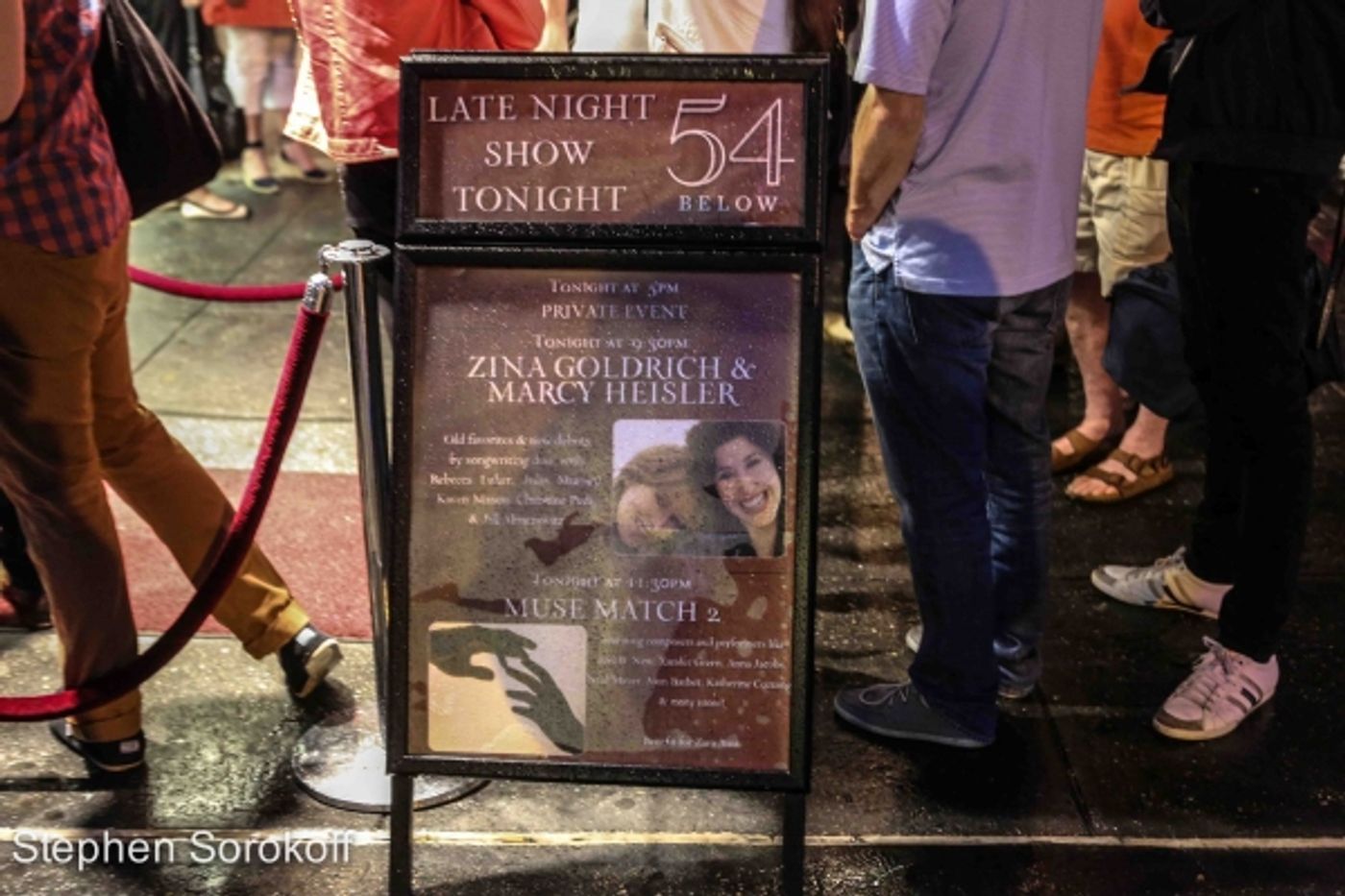 Photo Coverage: Zina Goldrich & Marcy Heisler Play 54 Below  Image