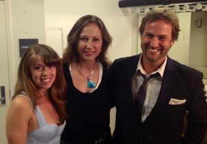 Linda Eder with James Mulligan & friend @ BroadwayWorld Linda Eder with James Mulligan & friend Photo