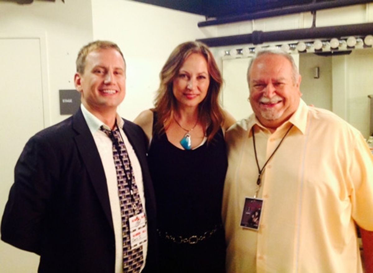 Chris Isaacson, Linda Eder and Ronn Goswick at 