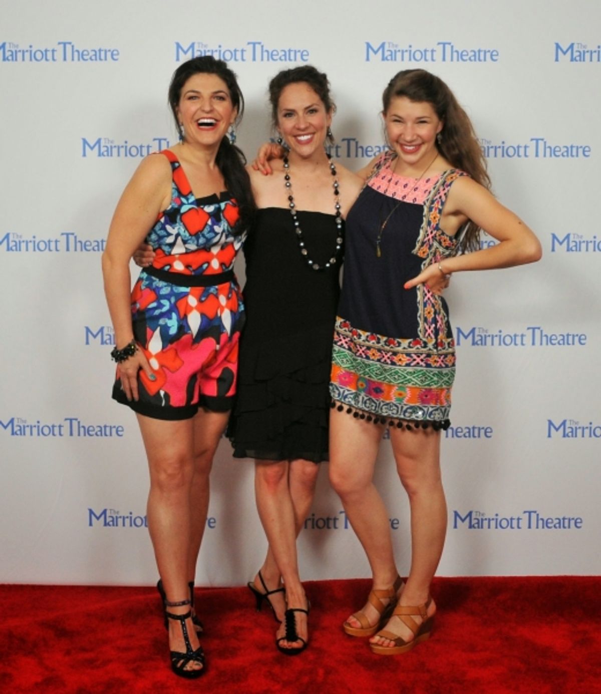 Christine Mild, Elizabeth Lanza, Lillie Cummings at 