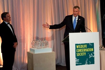 CristiÃƒÂ¡n Samper, Bill de Blasio Photo