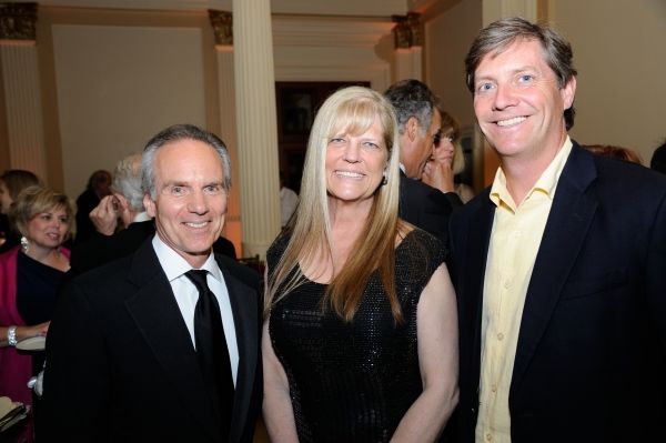 Trinity Rep Executive Director Michael Gennaro, Campaign Chair Suzanne Magaziner and  Photo