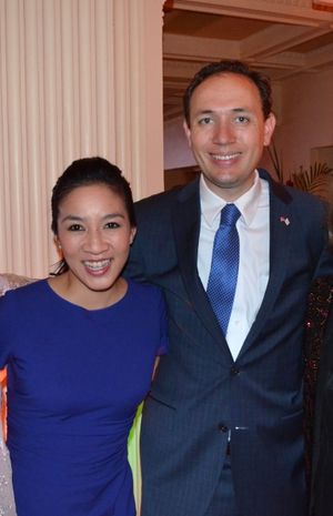 Michelle Kwan and Clay Pell @ BroadwayWorld Michelle Kwan and Clay Pell Photo