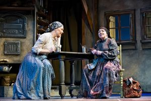 Leaving Anatevka: Anne Kanengeiser as Golde and Joe Vincent. Photo