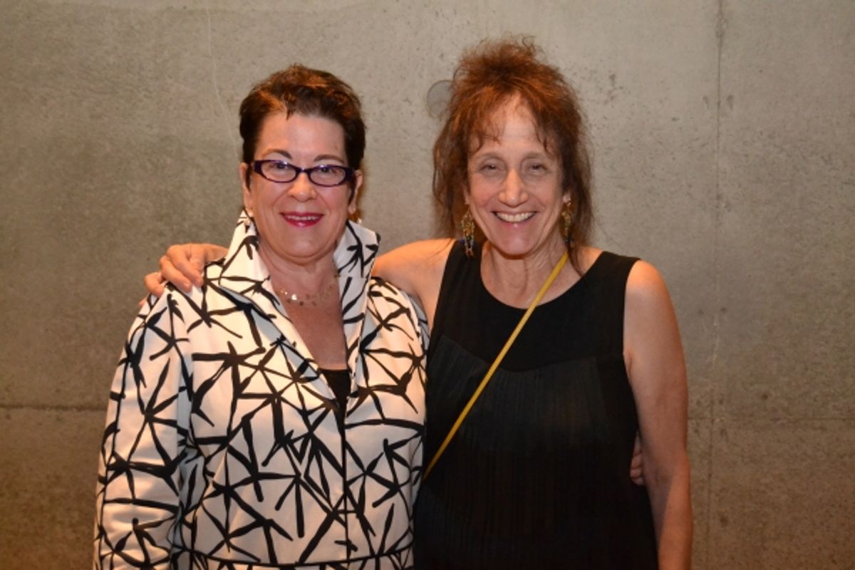 L to R) Artistic Director Molly Smith and director and choreographer Liz Lerman at the opening night celebration for Healing Wars at Arena Stage at the Mead Center for American Theater June 12, 2014.  at 