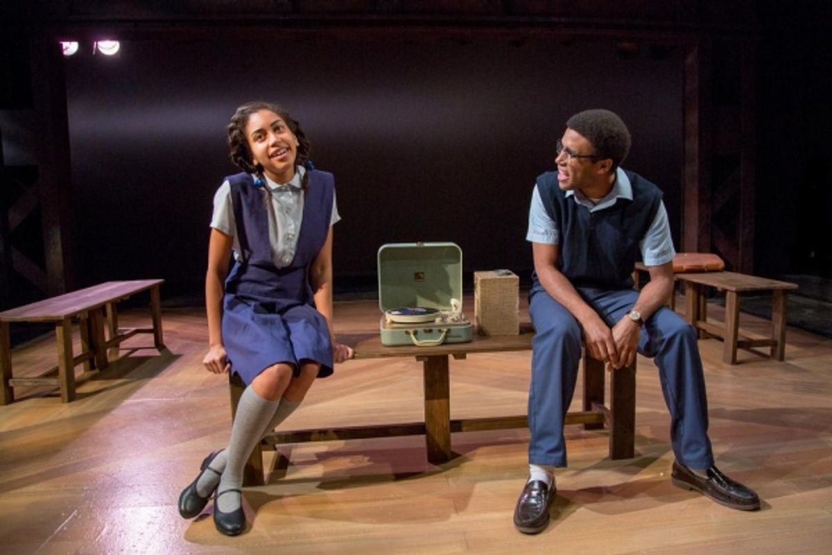 Judi Jackson and Jelani Pitcher in the world premiere of Slashes of Light by Judy Tate. at 