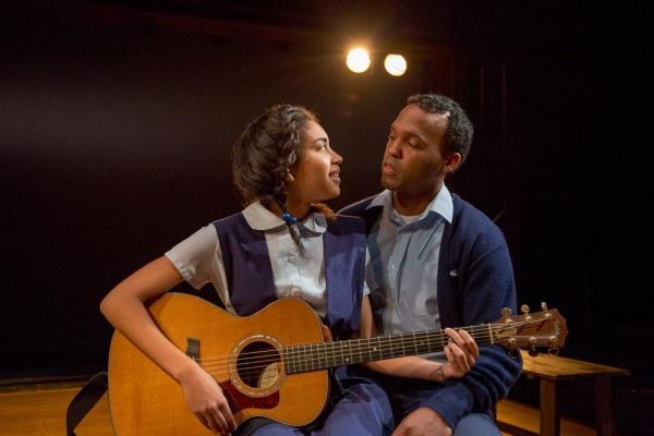  Judi Jackson and Ryan Hope Travis in the world premiere of Slashes of Light by Judy  Photo