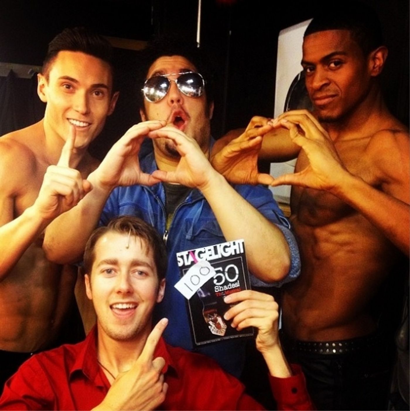 Photo Flash: Saturday Intermission Pics, 6/14- ROCKY and BULLETS Celebrate Father's Day, 50 SHADES! Reaches 100, and More!  Image